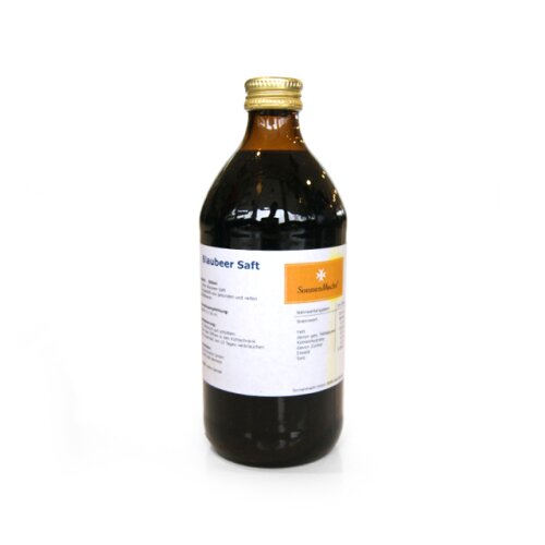 Blaubeer- / Heidelbeer-Saft, 100% Direktsaft, Glasflasche, 2 Flaschen / 1 Liter