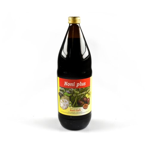 Noni-Saft Plus Mehrfruchtnektar, Glasflasche, 6 Flaschen / 6 Liter
